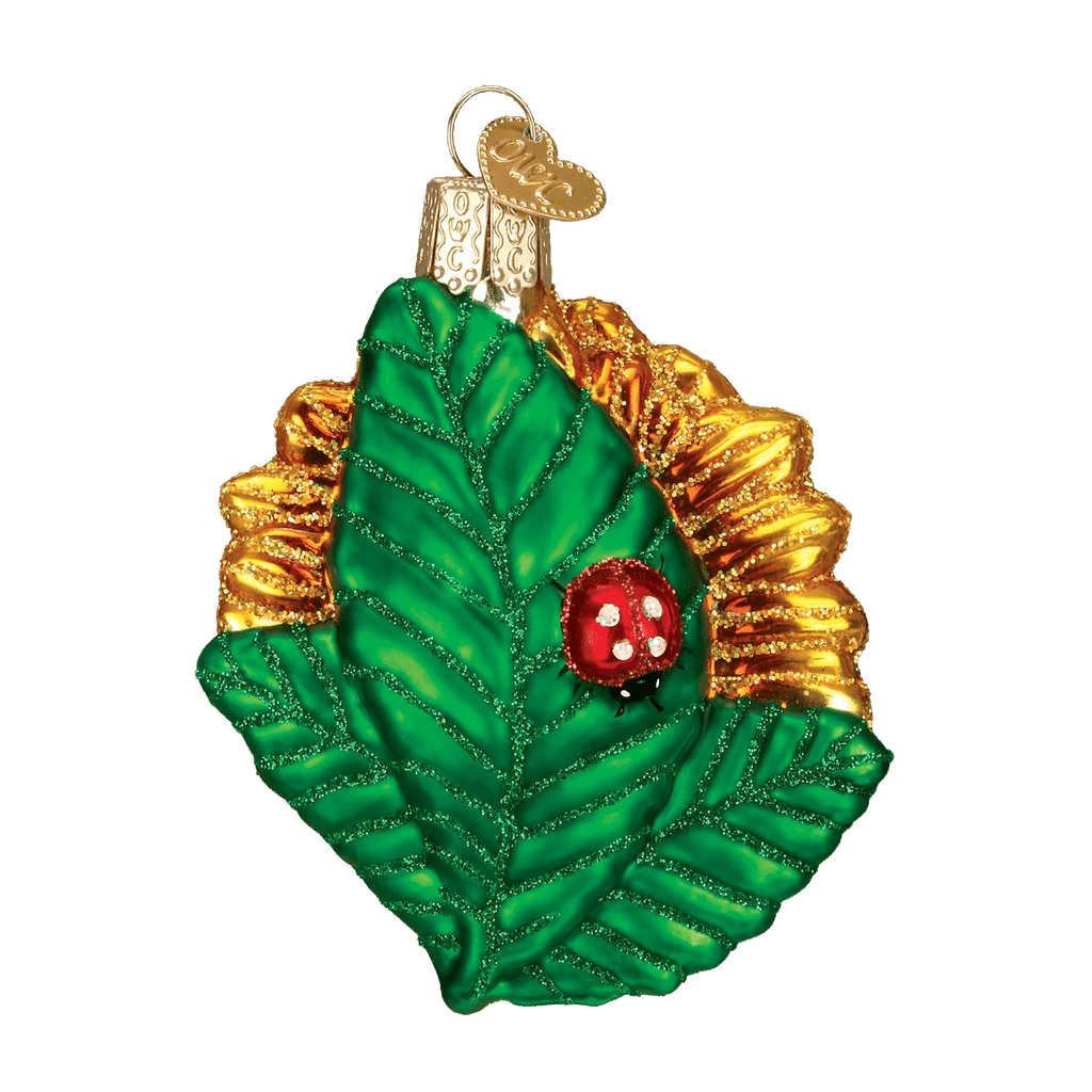 Garden Sunflower Ornament Old World Christmas 4 Garden Sunflower Ornament Old World Christmas - Image 2