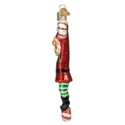 Old World Christmas Blown Glass Grandfather Clock Ornament