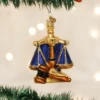Scales Of Justice Ornament Old World Christmas 2 Scales Of Justice Ornament Old World Christmas -Glitter Shop image 111 3