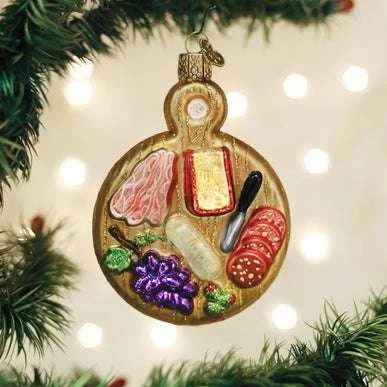 Charcuterie Board Ornament Old World Christmas 3 Charcuterie Board Ornament Old World Christmas