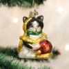 Holiday Kitten Ornament Old World Christmas -Glitter Shop image 114 5