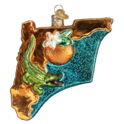 State Of Florida Ornament Old World Christmas -Glitter Shop image 121 5