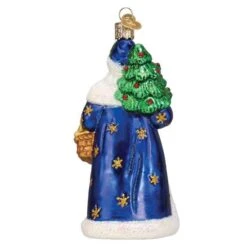 Regal Father Christmas Ornament Old World Christmas -Glitter Shop image 127 3