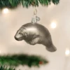 Manatee Ornament Old World Christmas 1 Manatee Ornament Old World Christmas -Glitter Shop image 127 5