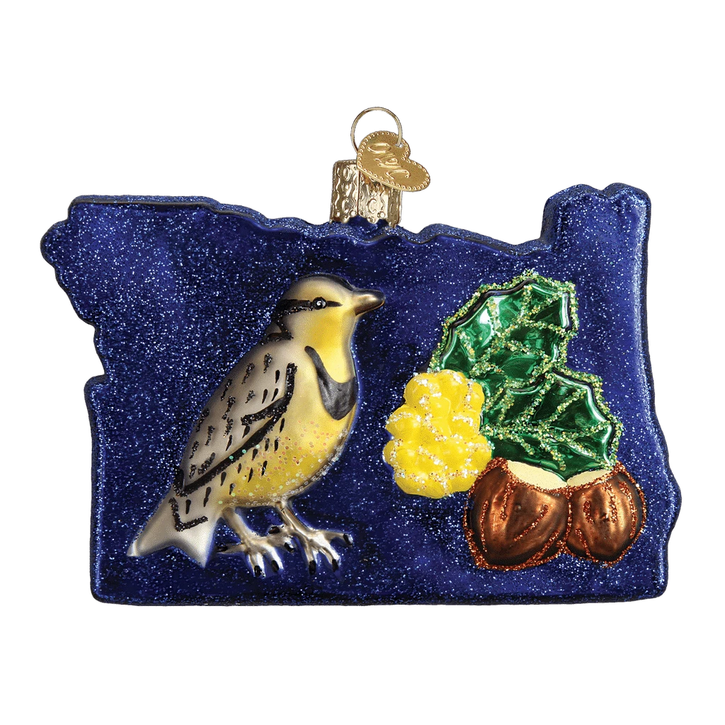 State Of Oregon Ornament Old World Christmas 4 State Of Oregon Ornament Old World Christmas - Image 2