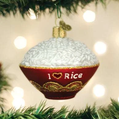 Bowl Of Rice Ornament Old World Christmas 3 Bowl Of Rice Ornament Old World Christmas