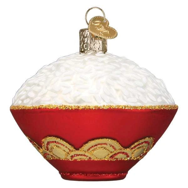 Bowl Of Rice Ornament Old World Christmas 4 Bowl Of Rice Ornament Old World Christmas - Image 2