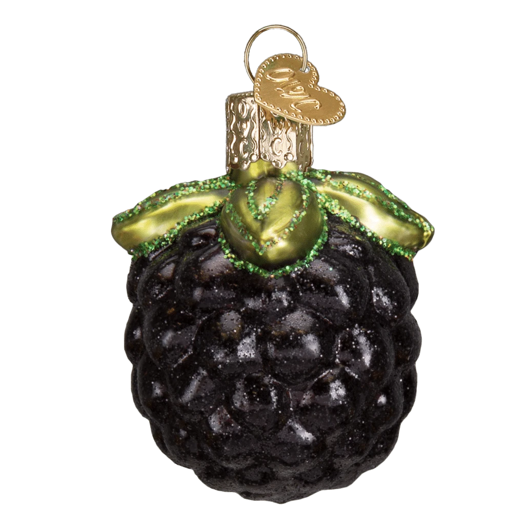Old World Christmas Blown Glass Blackberry Ornament 4 Old World Christmas Blown Glass Blackberry Ornament - Image 2