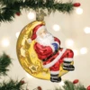 Moonlight Santa Ornament Old World Christmas 2 Moonlight Santa Ornament Old World Christmas -Glitter Shop image 16 9