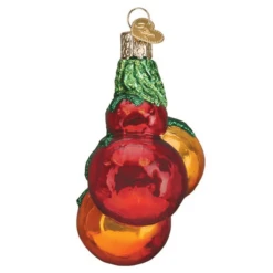 Old World Christmas Blown Glass Tomatoes On Vine Ornament 9 Old World Christmas Blown Glass Tomatoes On Vine Ornament -Glitter Shop image 169