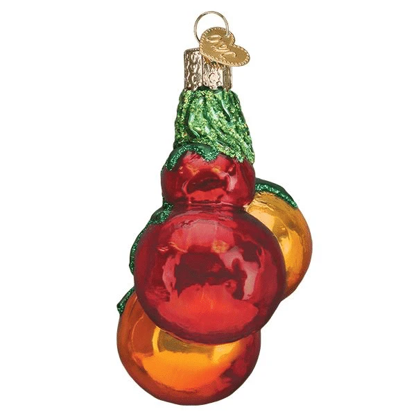 Old World Christmas Blown Glass Tomatoes On Vine Ornament 6 Old World Christmas Blown Glass Tomatoes On Vine Ornament - Image 4