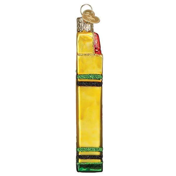 Old World Christmas Blown Glass Box Of Crayons Ornament 5 Old World Christmas Blown Glass Box Of Crayons Ornament - Image 3
