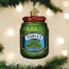 Old World Christmas Blown Glass Jar Of Pickles Ornament -Glitter Shop image 181