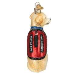 Service Dog Ornament Old World Christmas -Glitter Shop image 2 1