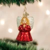 Old World Christmas Baby Angel Blown Glass Ornament 1 Old World Christmas Baby Angel Blown Glass Ornament -Glitter Shop image 2 2 1