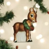 Rudolph The Red-nosed Reindeer® Ornament Old World Christmas -Glitter Shop image 20 8