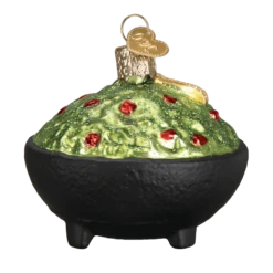 Old World Christmas Blown Glass Guacamole Ornament -Glitter Shop image 21 2