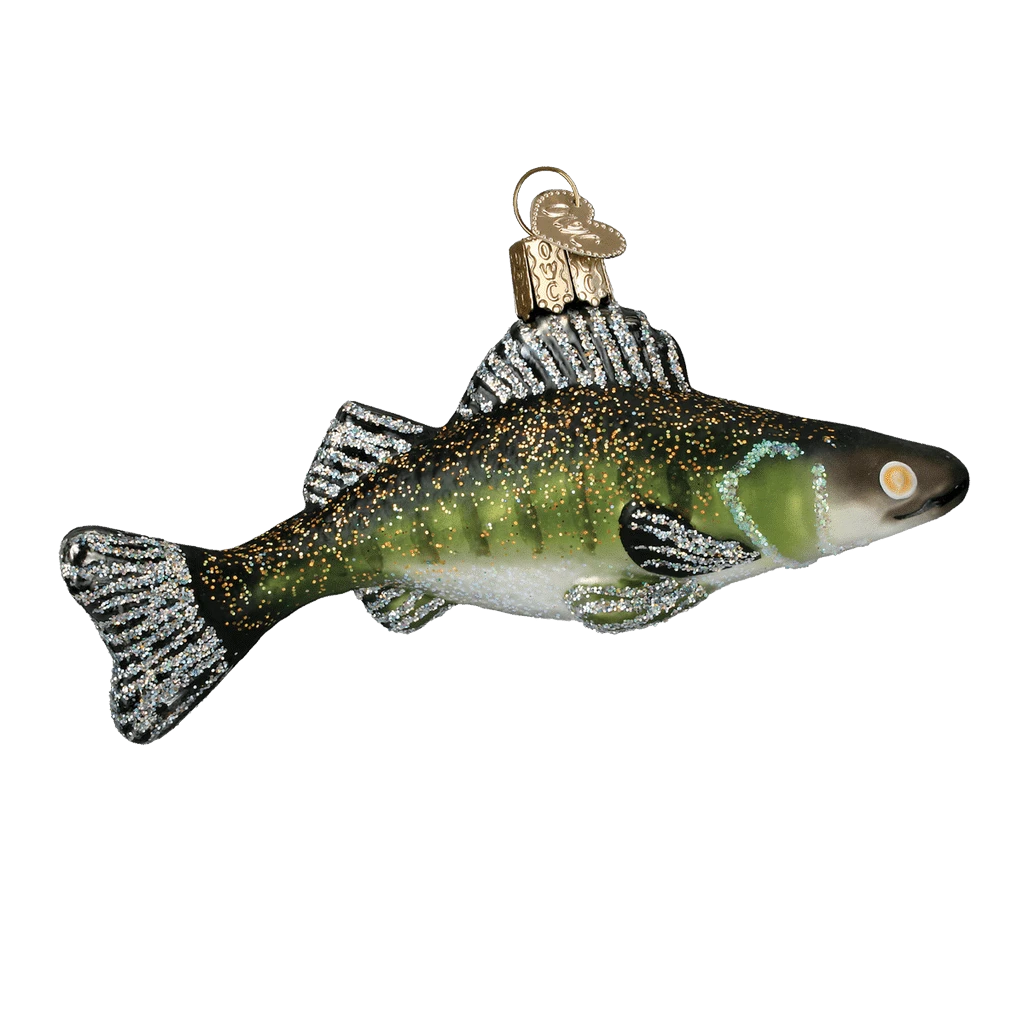 Walleye Ornament Old World Christmas 4 Walleye Ornament Old World Christmas - Image 2