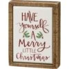 Merry Little Christmas Box Sign Mini -Glitter Shop image 21 8