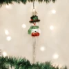 Old World Christmas Blown Glass Icicle Snowman Ornament