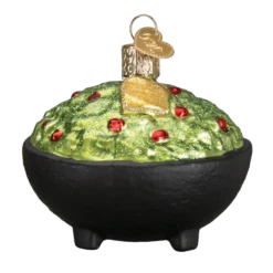 Old World Christmas Blown Glass Guacamole Ornament -Glitter Shop image 22 2