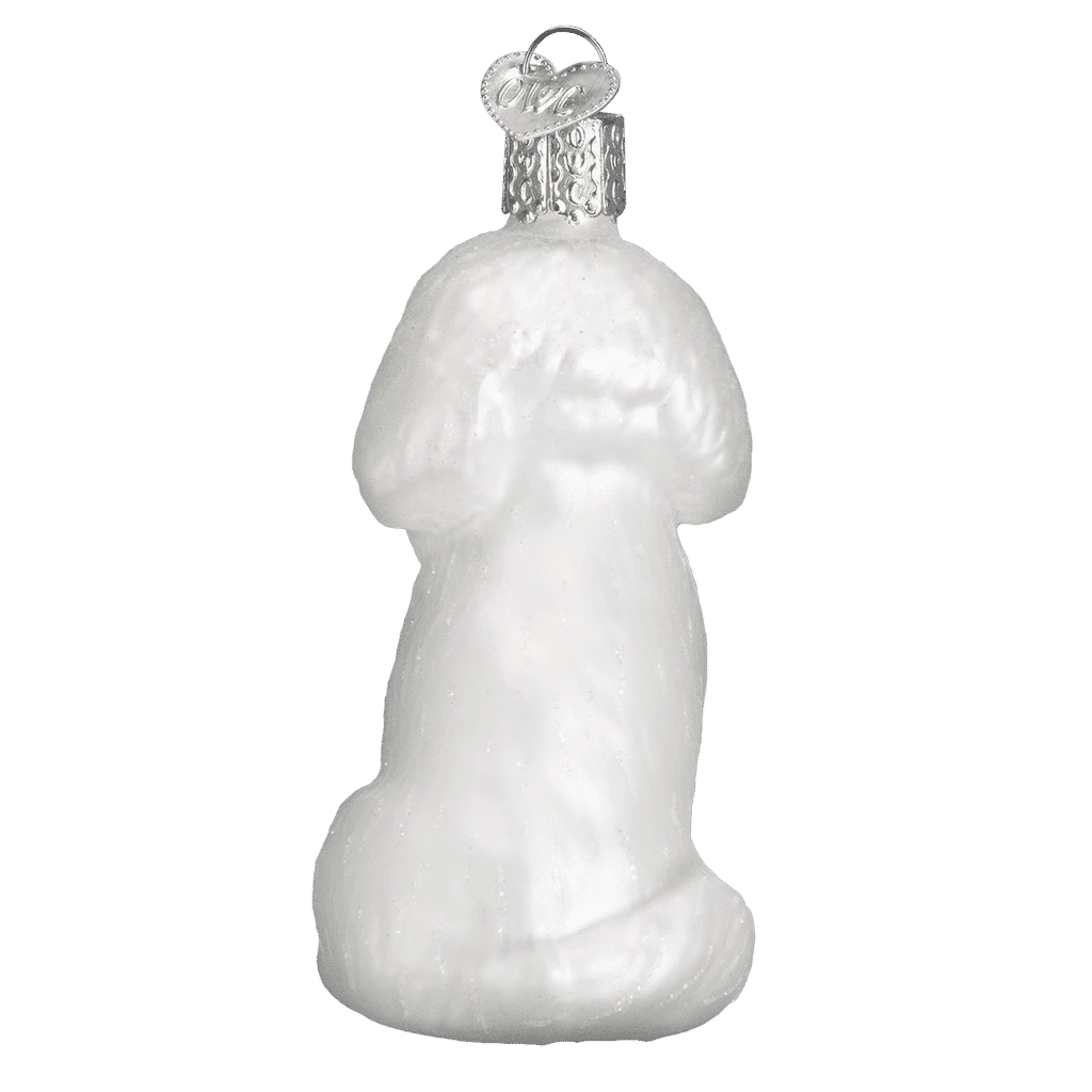 Bichon Frise Ornament Old World Christmas 4 Bichon Frise Ornament Old World Christmas - Image 2