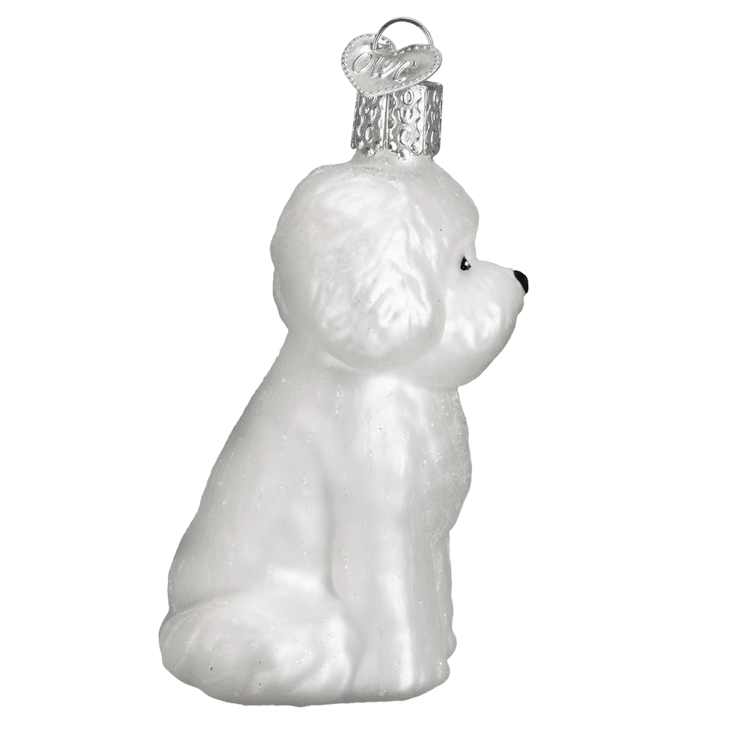 Bichon Frise Ornament Old World Christmas 5 Bichon Frise Ornament Old World Christmas - Image 3
