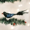 Old World Christmas Blown Glass Raven Ornament -Glitter Shop image 25 7