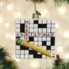 Crossword Puzzle Ornament Old World Christmas 2 Crossword Puzzle Ornament Old World Christmas -Glitter Shop image 254 1