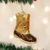 Old World Christmas Blown Glass Field Boot Ornament -Glitter Shop image 254