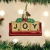 Old World Christmas Blown Glass Joyful Scrabble Ornament -Glitter Shop image 256