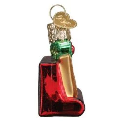 Old World Christmas Blown Glass Joyful Scrabble Ornament -Glitter Shop image 258