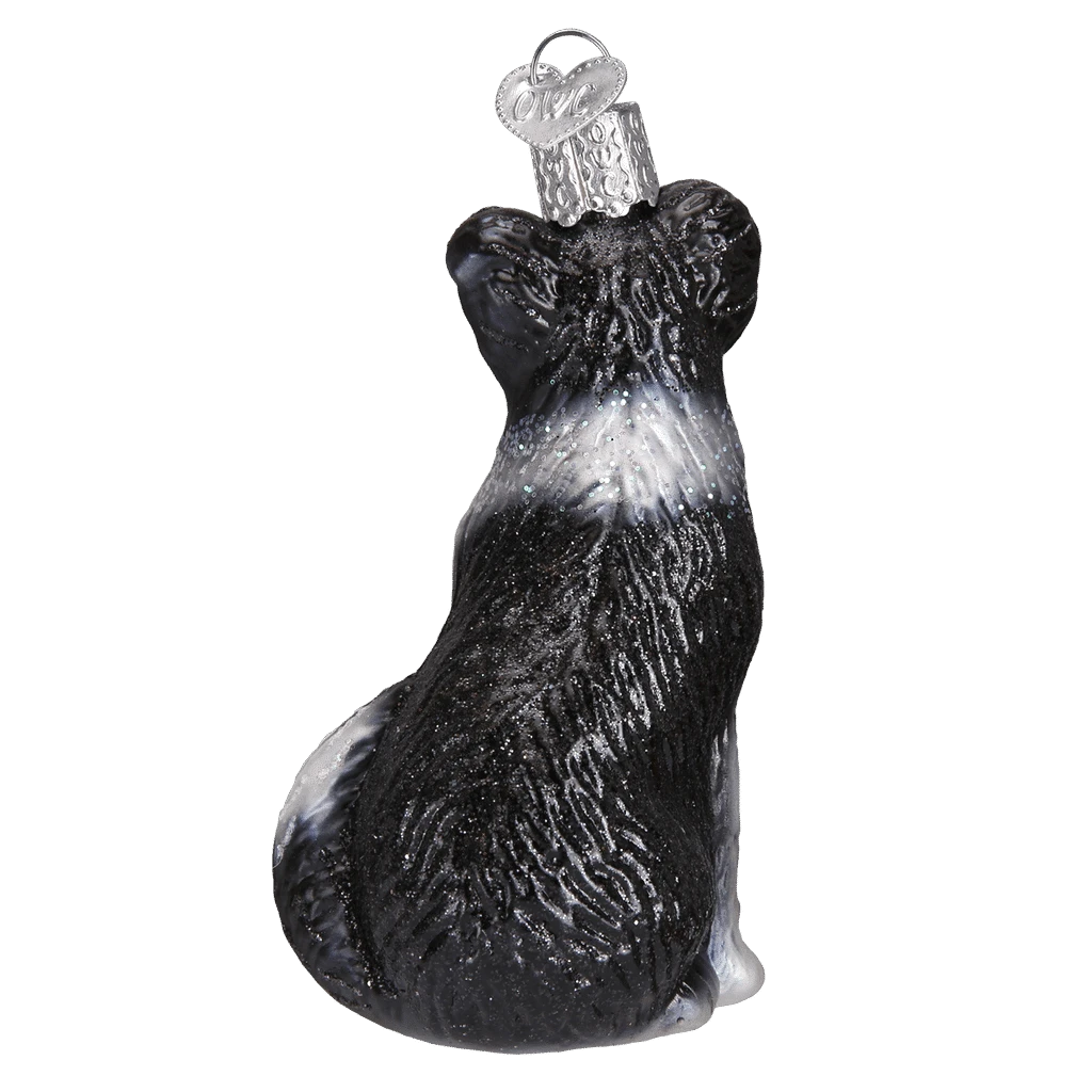 Border Collie Ornament Old World Christmas 4 Border Collie Ornament Old World Christmas - Image 2