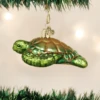 Old World Christmas Blown Glass Green Sea Turtle Ornament 1 Old World Christmas Blown Glass Green Sea Turtle Ornament -Glitter Shop image 26 4