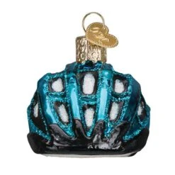 Bike Helmet Ornament Old World Christmas -Glitter Shop image 262 1