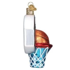 Old World Christmas Blown Glass Basketball Hoop Ornament -Glitter Shop image 268