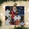 Santa Jigsaw Puzzle Ornament Old World Christmas -Glitter Shop image 271 1