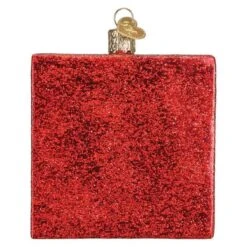 Old World Christmas Blown Glass Coach's Whistle Ornament