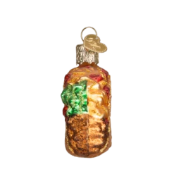 Old World Christmas Blown Glass Taco Ornament -Glitter Shop image 272