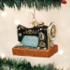 Old World Christmas Blown Glass Sewing Machine Ornament 1 Old World Christmas Blown Glass Sewing Machine Ornament -Glitter Shop image 292