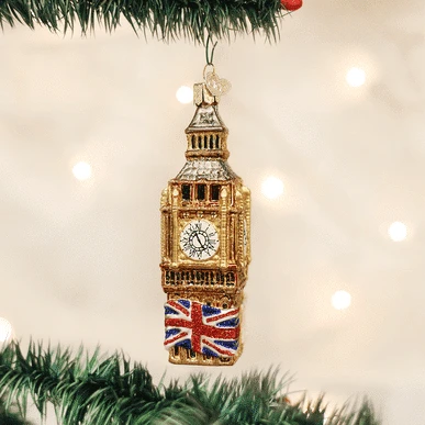 Old World Christmas Blown Glass Big Ben Ornament 3 Old World Christmas Blown Glass Big Ben Ornament