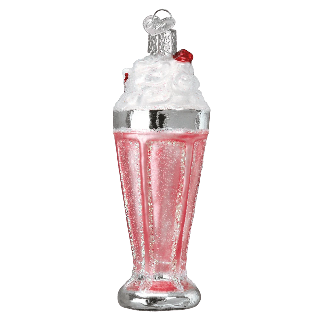 Old World Christmas Blown Glass Milkshake Ornament 4 Old World Christmas Blown Glass Milkshake Ornament - Image 2
