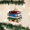 Old World Christmas Blown Glass Stack Of Books Ornament -Glitter Shop image 305