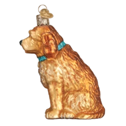 Old World Christmas Blown Glass Irish Doodle Ornament 8 Old World Christmas Blown Glass Irish Doodle Ornament -Glitter Shop image 312 2