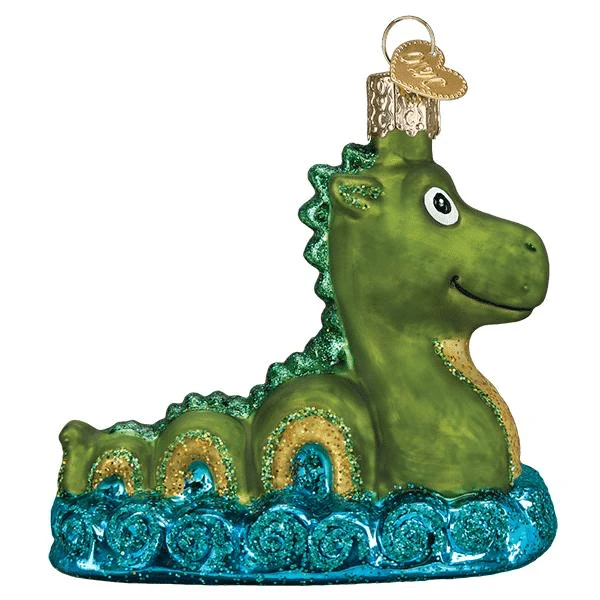 Old World Christmas Blown Loch Ness Monster Ornament 4 Old World Christmas Blown Loch Ness Monster Ornament - Image 2