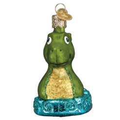 Old World Christmas Blown Loch Ness Monster Ornament 8 Old World Christmas Blown Loch Ness Monster Ornament -Glitter Shop image 348 1