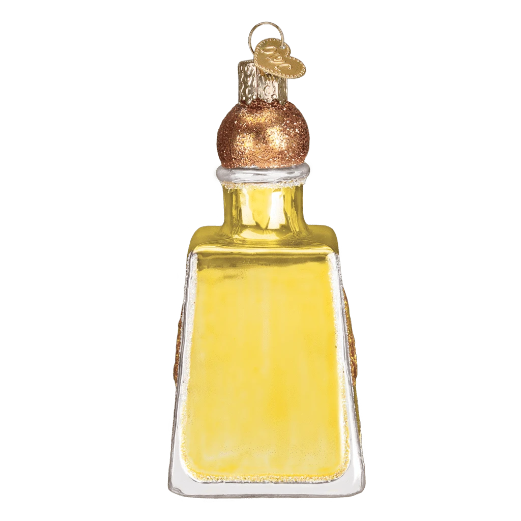 Old World Christmas Blown Glass Tequila Bottle Ornament 4 Old World Christmas Blown Glass Tequila Bottle Ornament - Image 2
