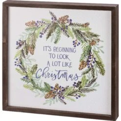 Looks Like Christmas Inset Box Sign