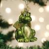 Old World Christmas Blown Glass Little Dragon Ornament -Glitter Shop image 362 2