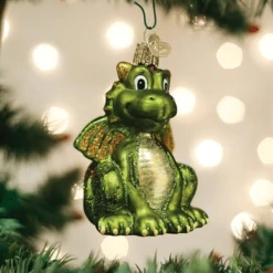 Old World Christmas Blown Glass Little Dragon Ornament